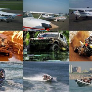 Combicadeau: te land, ter zee én in de lucht