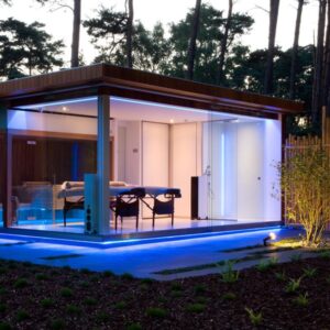 Privé-sauna in het bos