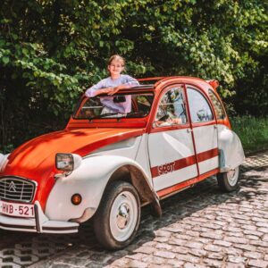 Een dag rijden met een 2pk in de Vlaamse Ardennen