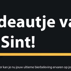 biercheque Sinterklaas cadeau