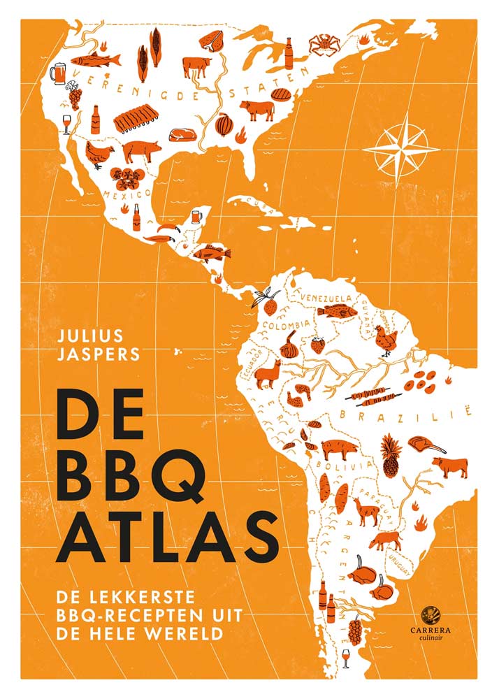 De BBQ atlas van Julius Jaspers – 150+ wereldse BBQ-recepten voor grillfans