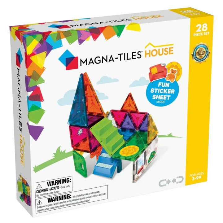 magna tiles house