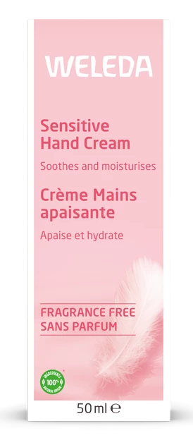 weleda sensitive handcrème parfumvrij