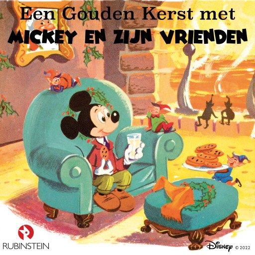 Luisterboek voor kinderen 'Een Gouden Kerst met Mickey Mouse en zijn vrienden'