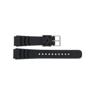 Horlogeband Universeel XG11 Rubber Zwart 20mm