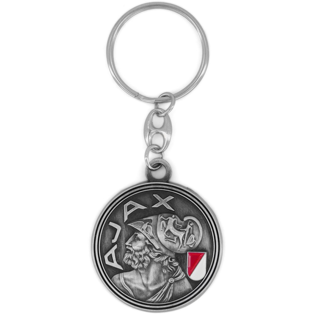 Ajax Sleutelhanger Rood Wit Oud Logo