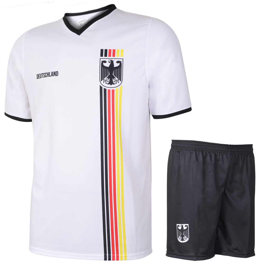 Duitsland Voetbaltenue Thuis - Strepen Vlag - Kind en Volwassenen