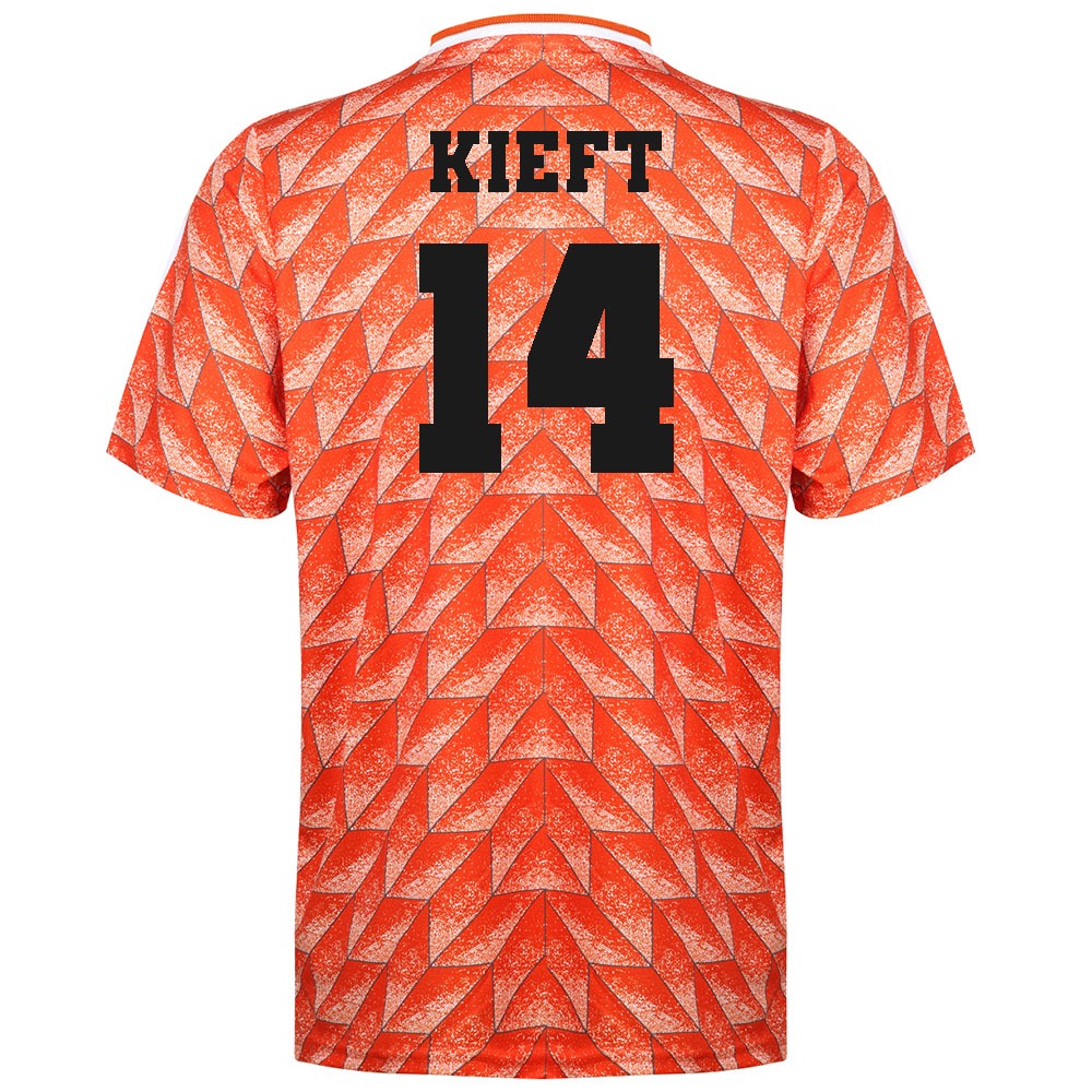 EK 88 Voetbalshirt Kieft - Nederlands Elftal - Oranje - Kind en Volwassenen