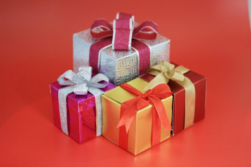 cadeautjes met strik