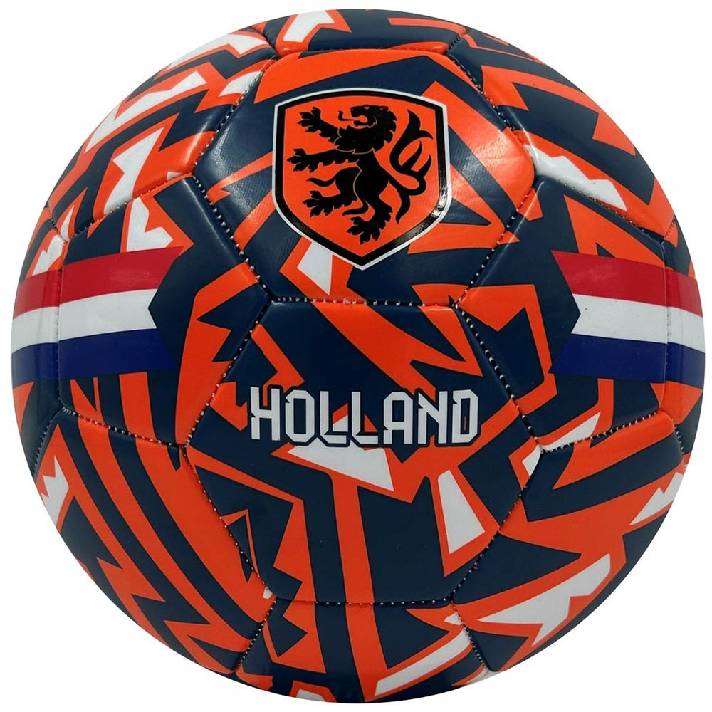 Voetbal Holland met Leeuw en Flag