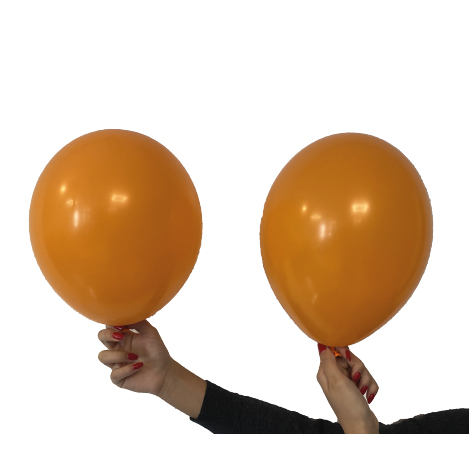 Oranje Ballonnen Diameter 33 cm, per 50 stuks verpakt