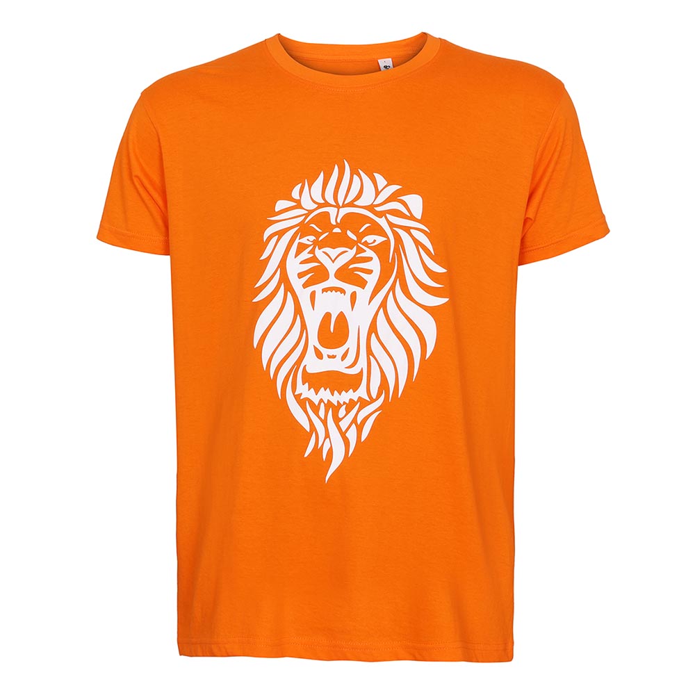 Oranje T-shirt Leeuw - Nederlands Elftal - Katoen - Volwassenen