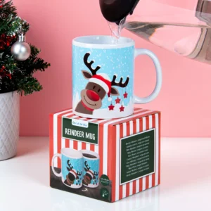 warmtegevoelige mok kerstmis rendier