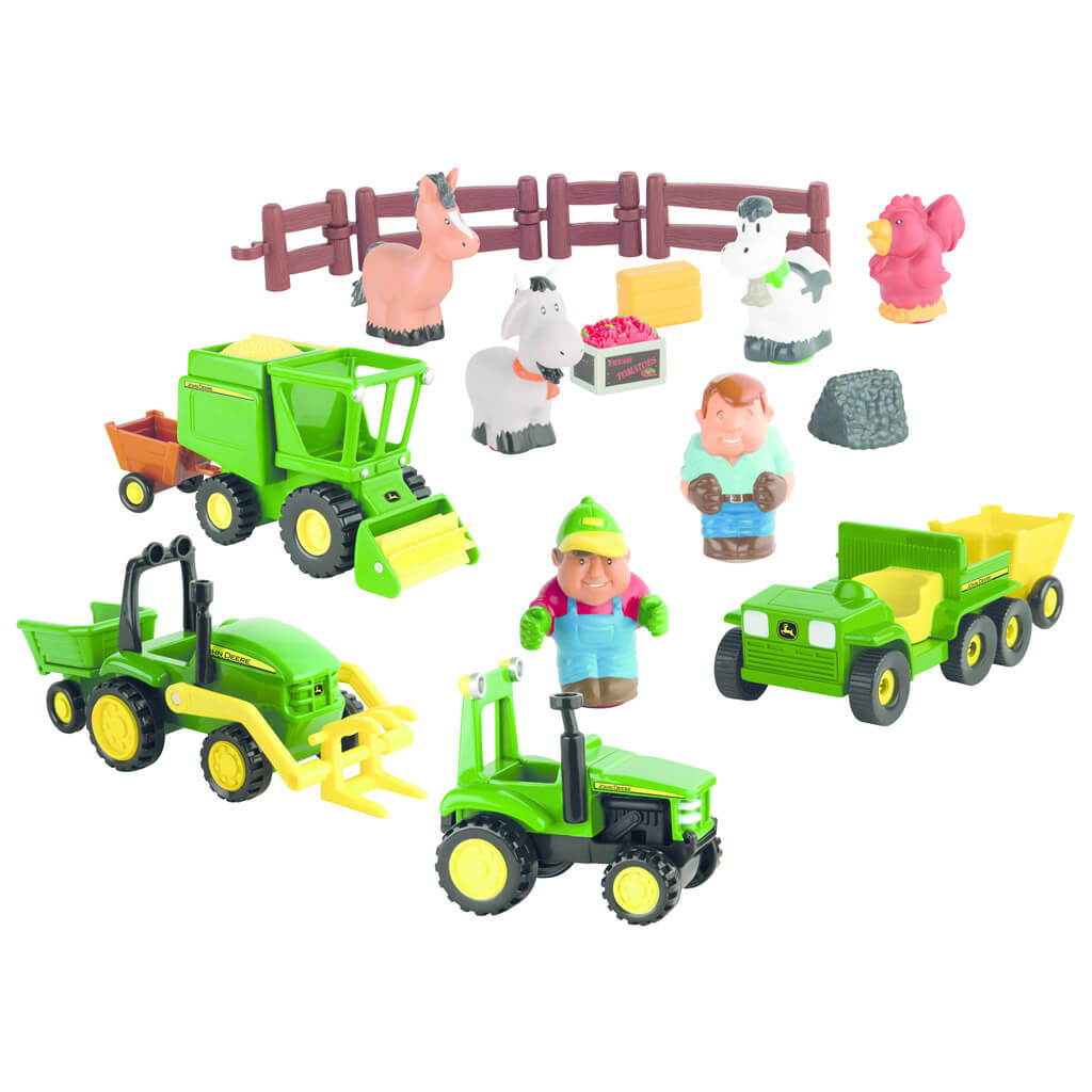 John Deere boerderij speelset van Britains