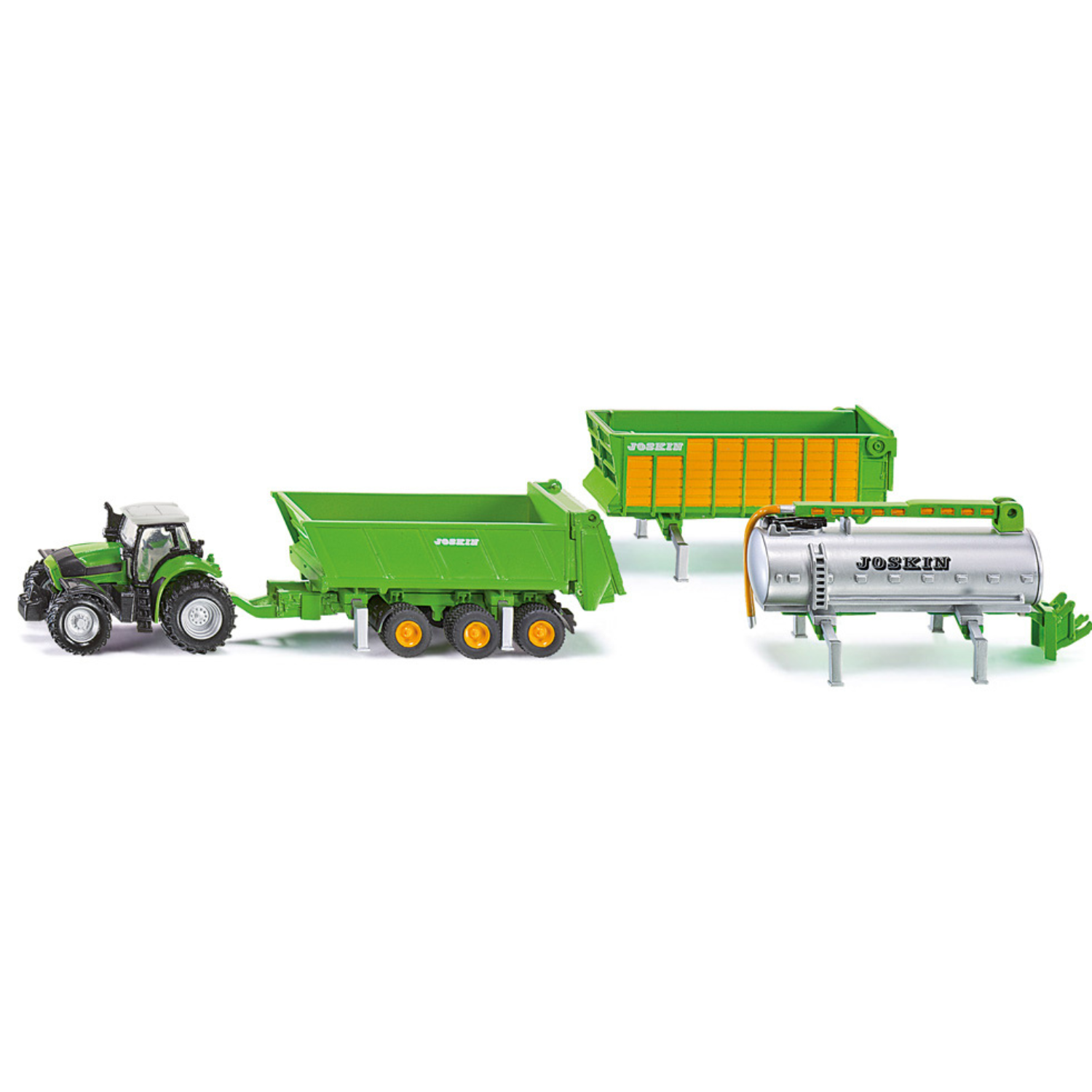 SIKU Deutz met Joskin aanhangerset