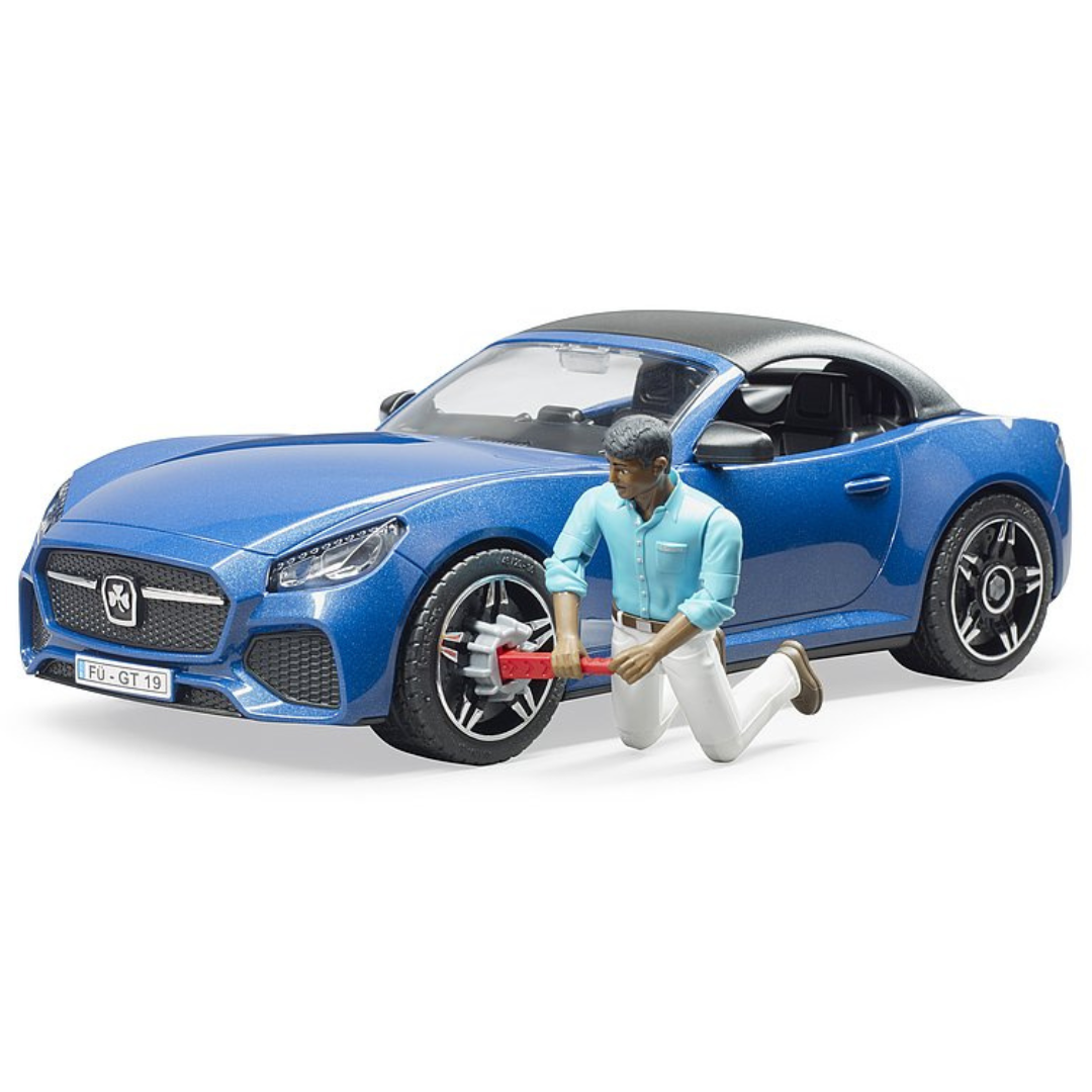 Bruder Speelgoedauto met chauffeur