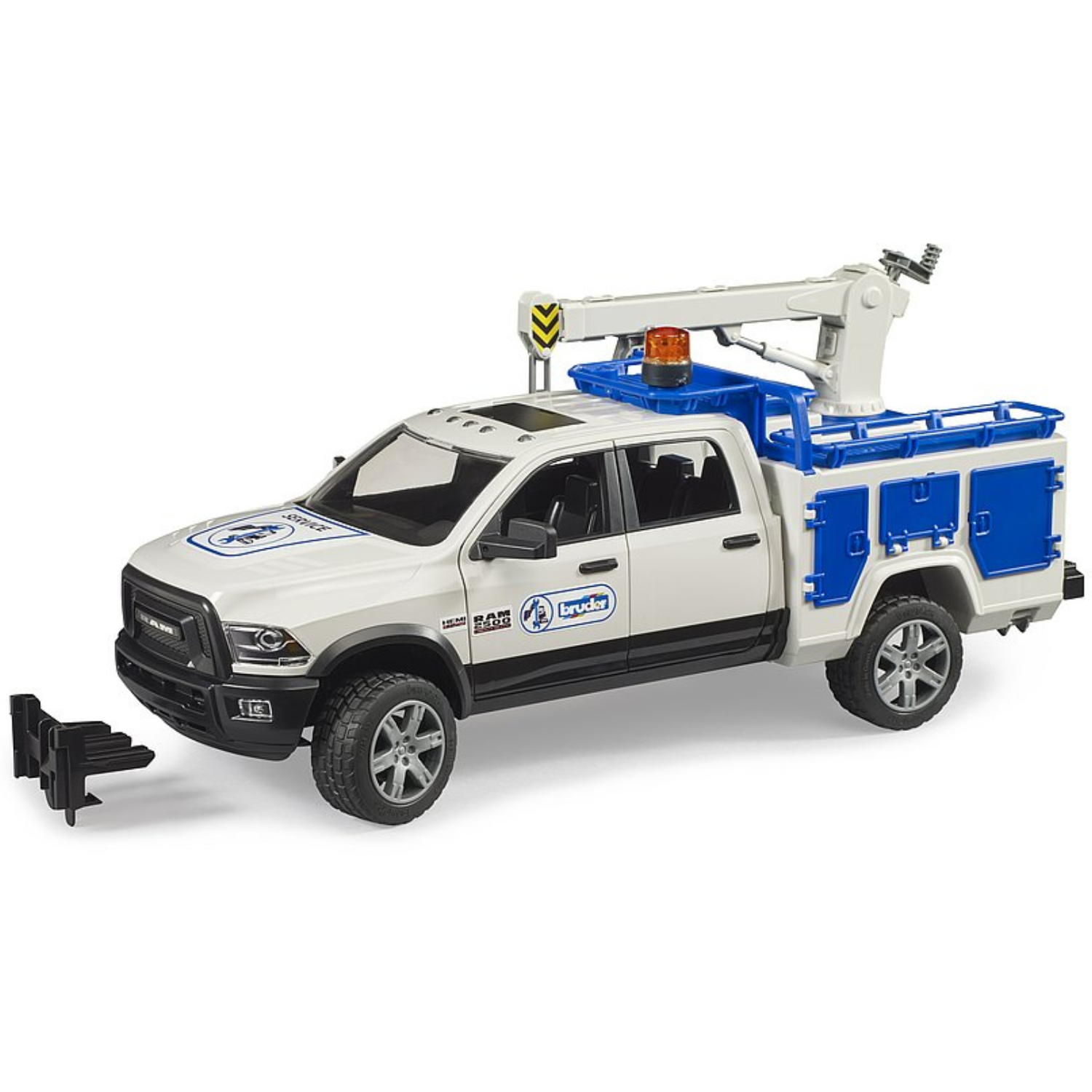Bruder Dodge RAM 2500 Pick-up met kraan en zwaailicht