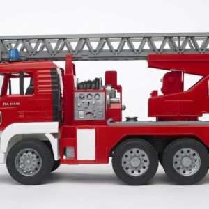 Bruder MAN Brandweer met Draailadder en Waterpomp 1:16