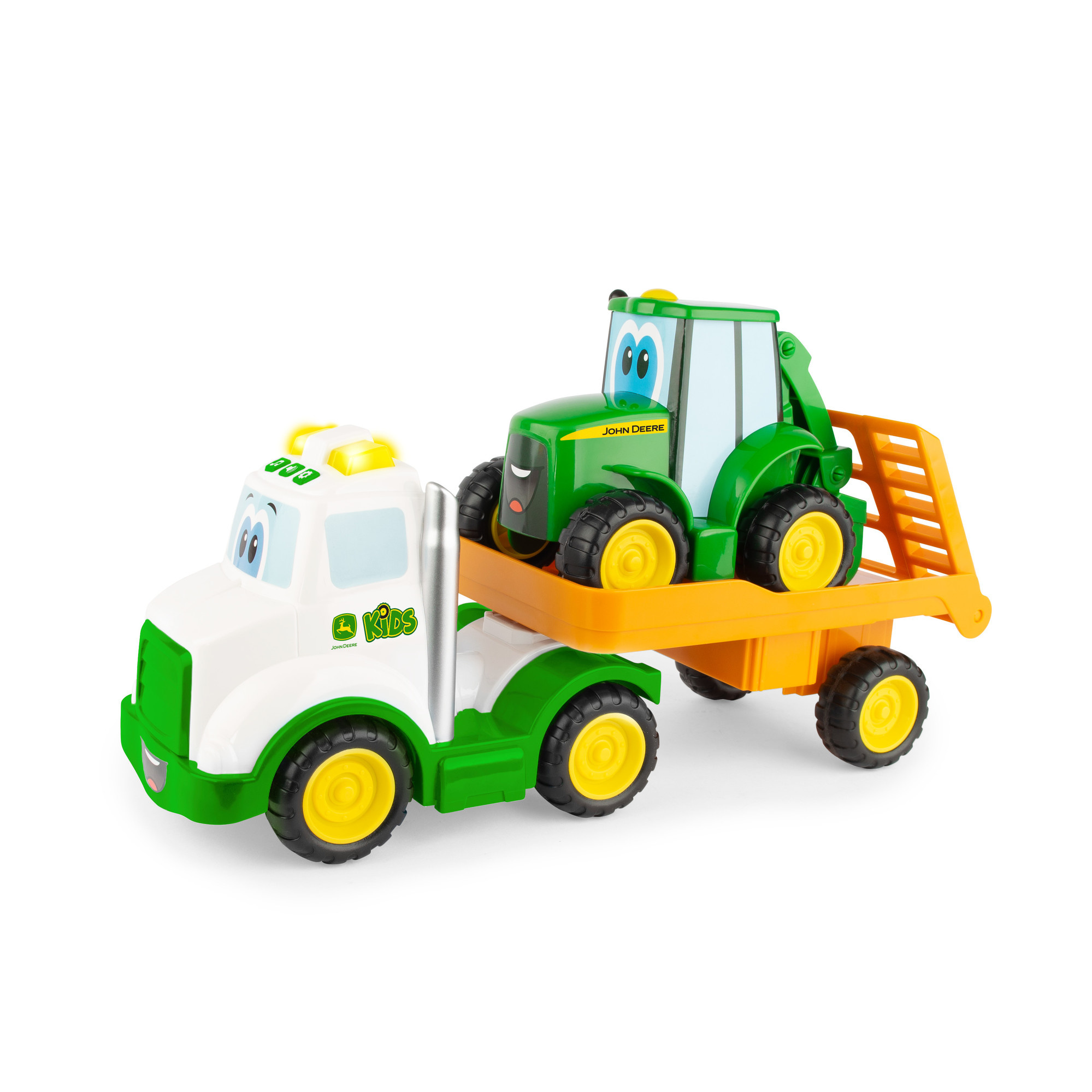 John Deere Speelgoed transportset met vrachtauto en tractor