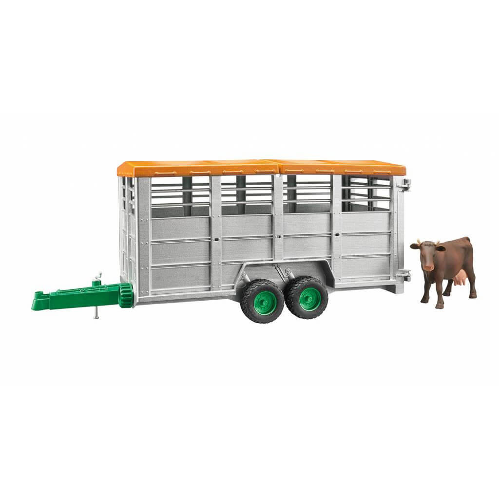 Veetransportaanhanger met koe 1:16