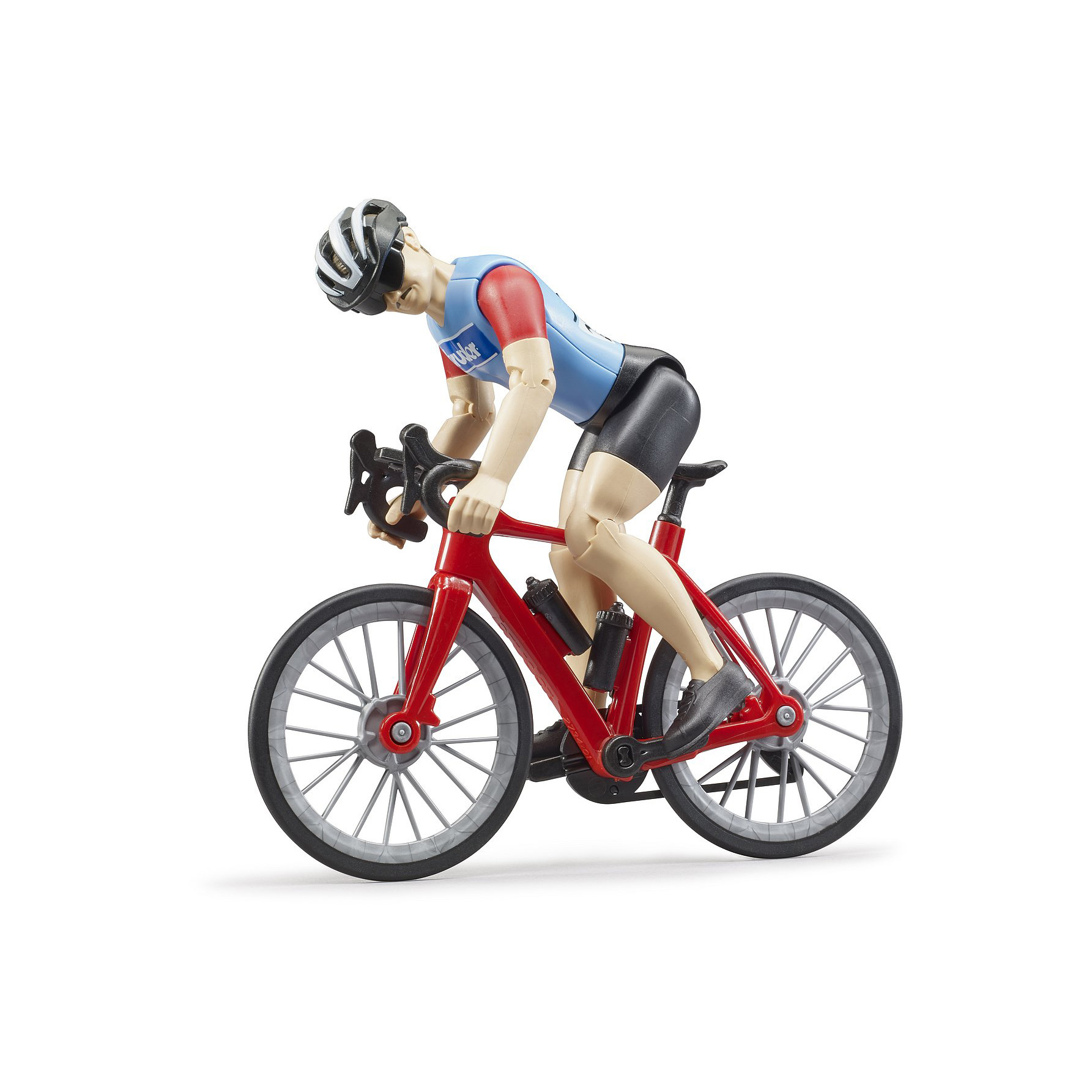 Bruder racefiets met fietser 1:16