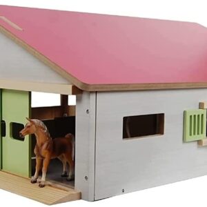 Kids Globe Paardenstal inclusief Binnenbak 1:32