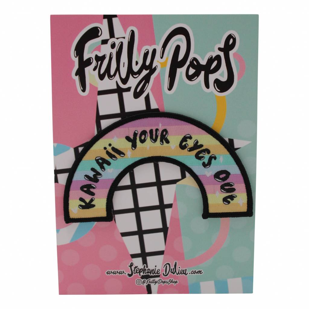 Kawaii your eyes out - patch (strijken)