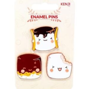 Kenji Driedelige set pins - Marshmellows