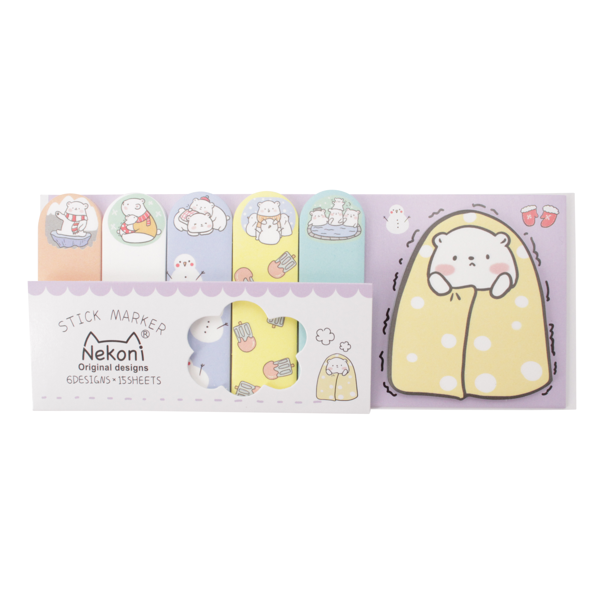 Cute animal sticky notes A