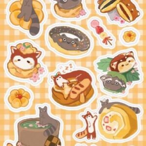 Stickii Stickervel - Panda Picnic Snacks