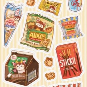 Stickii Stickervel - Snacks