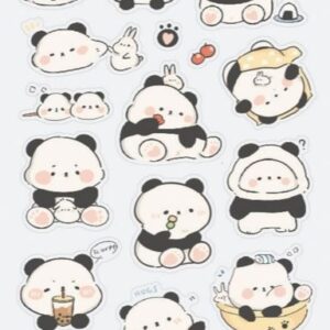 Stickii Stickervel - Panda and Bun Pals