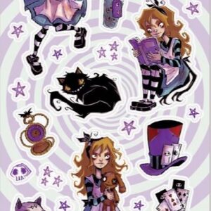 Stickii Stickervel - Alice in Stickerland