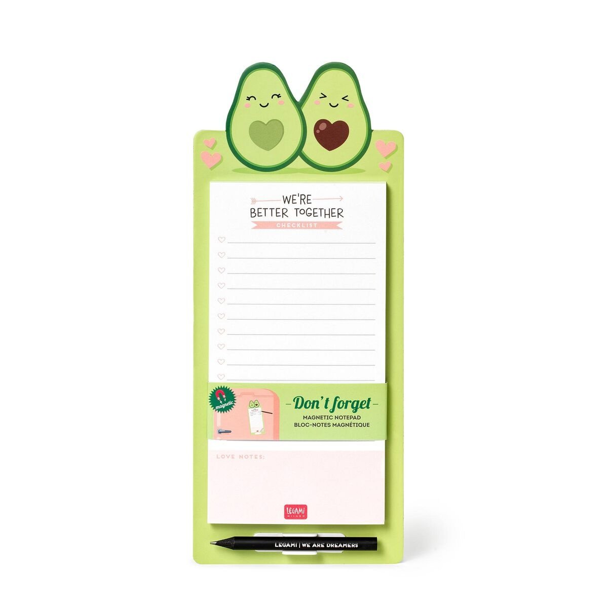 Legami Magnetisch notitieblok - Avocado