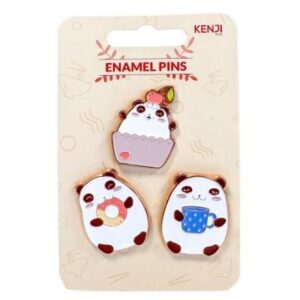 Kenji Driedelige set pins - Party Panda