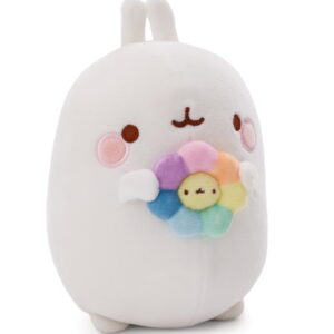 Molang Molang knuffel met bloem - 48 cm