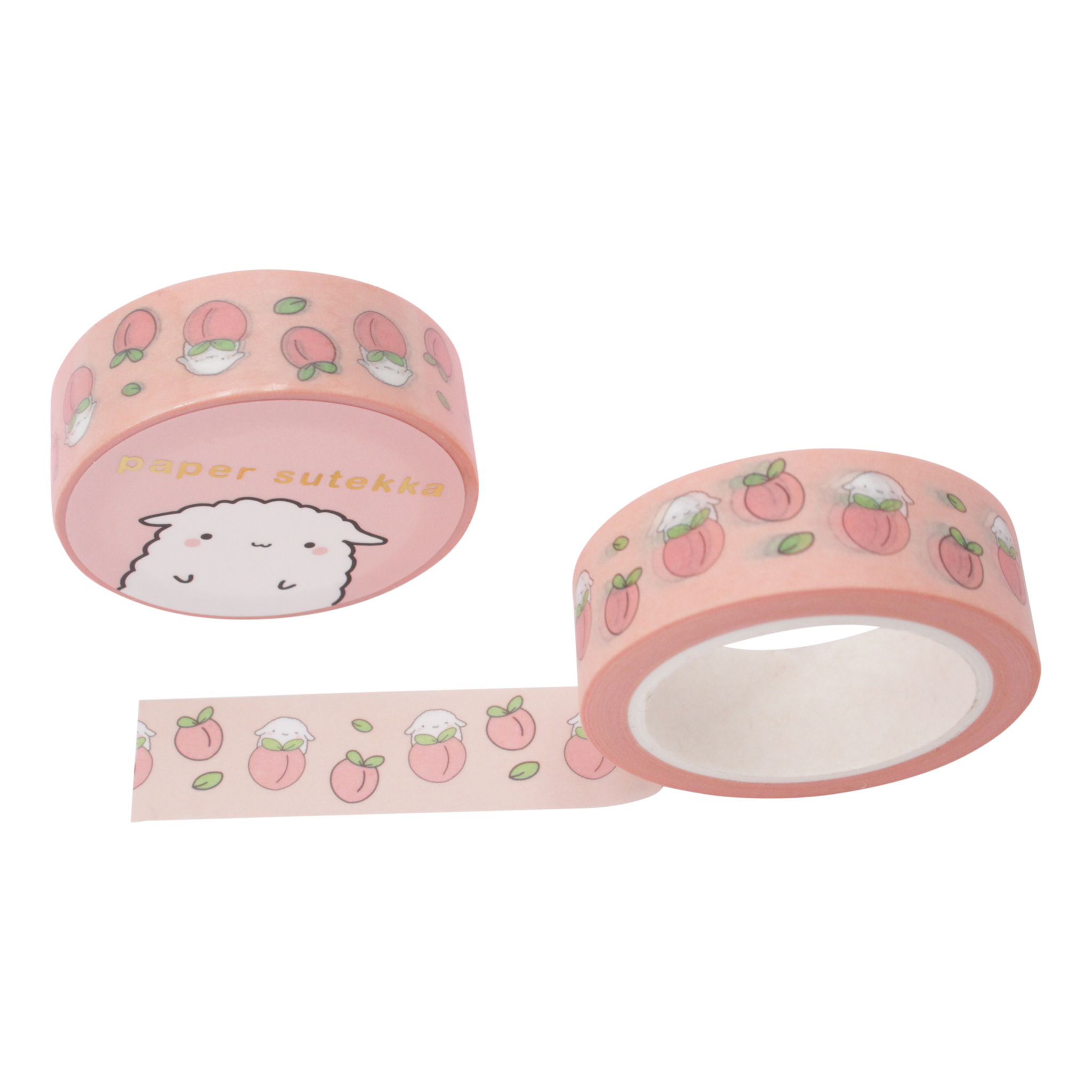 Washi Tape - Mochi Peach Fruit