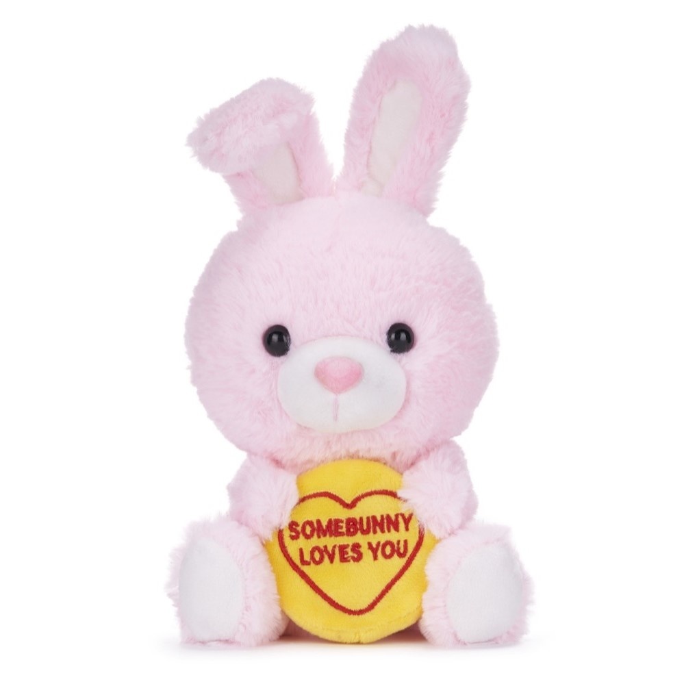 Love Hearts Konijn knuffel - Somebunny loves you - 18 cm