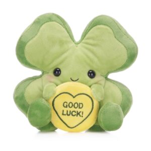 Love Hearts Klaver knuffel - Good Luck - 18 cm