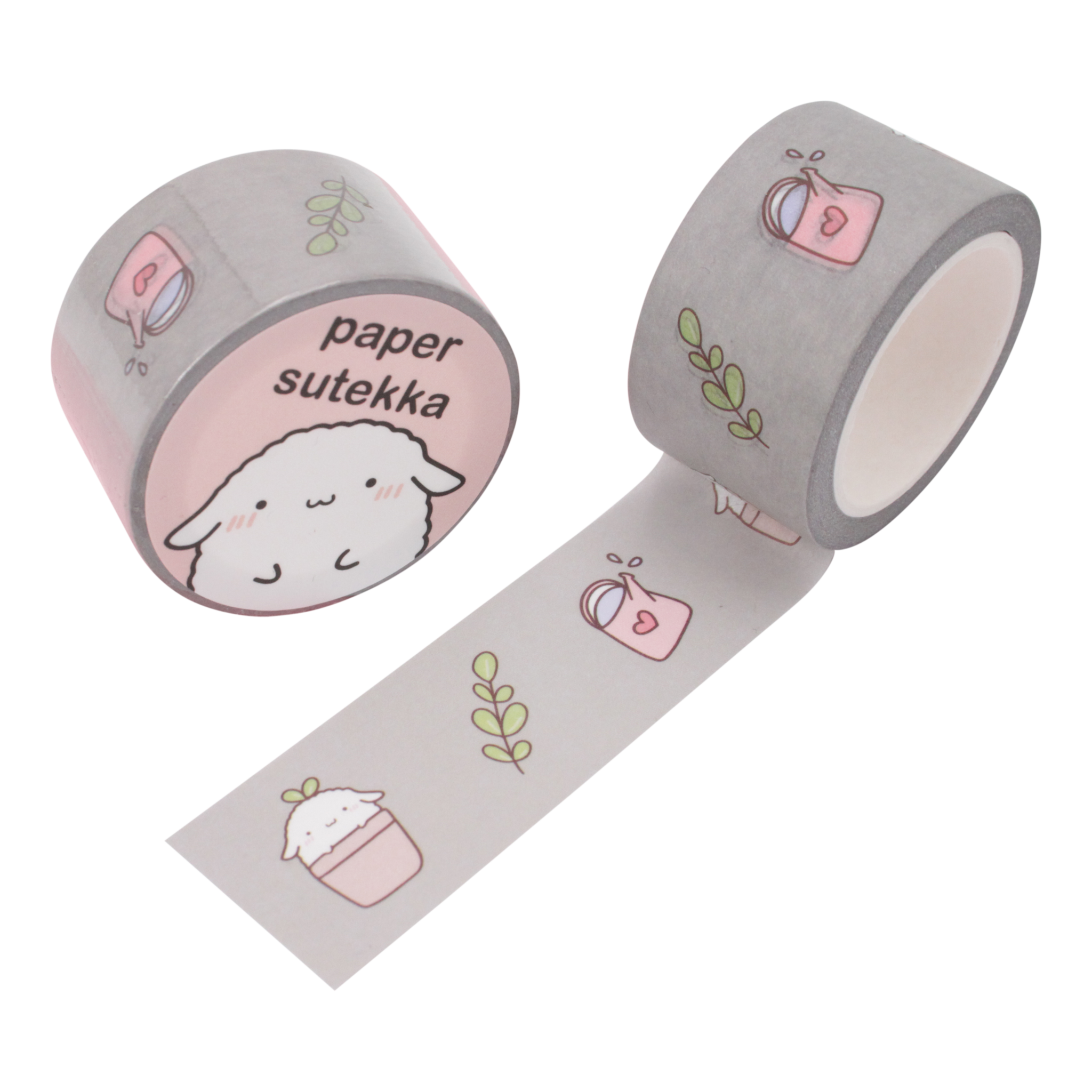 Washi Tape - Plant Pot Mochi 25 mm