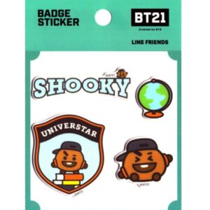 BT21 BT21 Badge Sticker - SHOOKY
