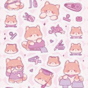 Stickii Stickervel -Studious Shibas
