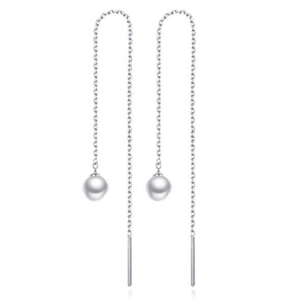 oorbellen ketting oorhangers dames met parel