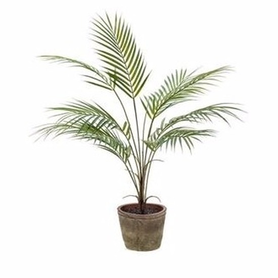Plastic palmboom plant groen