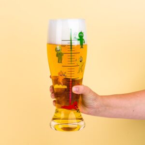 Bierglas extra groot out of the blue