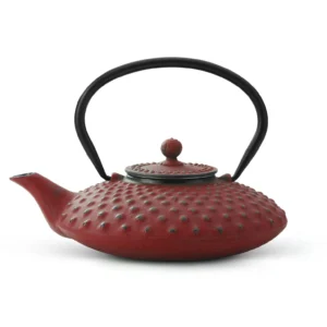 Bredemeijer Theepot Xilin 0.8 L gietijzer rood