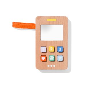 HEMA Telefoon hout 11x6.5x2