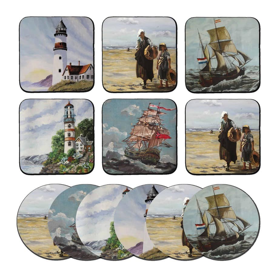 Onderzetters - Kust Schilderij - Pillow Buddies