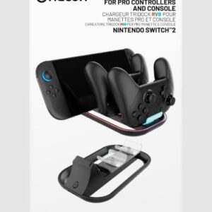 Nacon Nintendo Switch 2 Oplader voor 2 Pro Controllers en Console