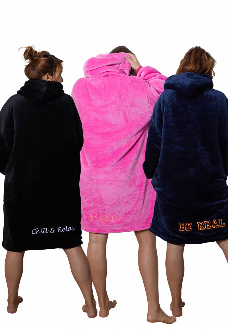 badjas snuggie met naam